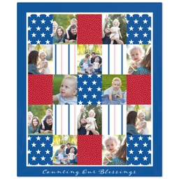 50x60 Fleece Blanket with Americana design
