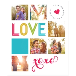 50x60 Fleece Blanket with So Much Love design