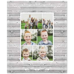 50x60 Fleece Blanket with Wood Plank design