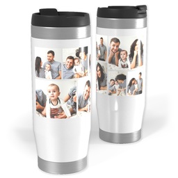 Photo Travel Tumbler with 8 Collage B design