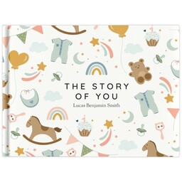 11x14 Layflat Photo Book, Matte Finish Cover with The Little Years design