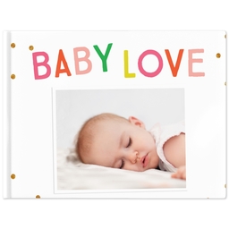 11x14 Layflat Photo Book, Matte Finish Cover with Bright Baby design