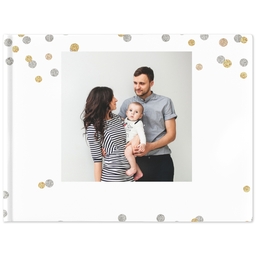 11x14 Layflat Photo Book, Matte Finish Cover with Glitter Balloon design