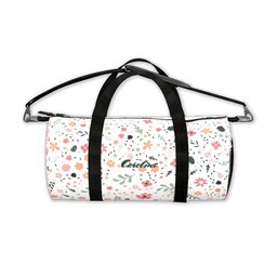 Photo Duffle Small with Floral Light design