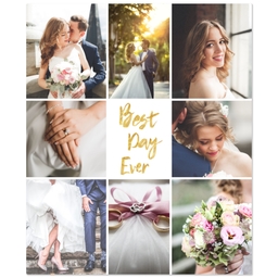 50x60 Fleece Blanket with Best Day Ever design
