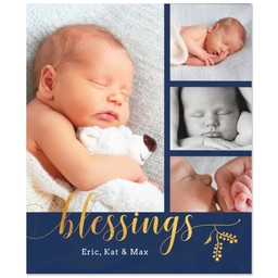 50x60 Fleece Blanket with Blessings design