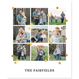 50x60 Fleece Blanket with Gold Dots design