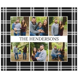 50x60 Fleece Blanket with Simple Collage design