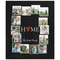 50x60 Fleece Blanket with Home design