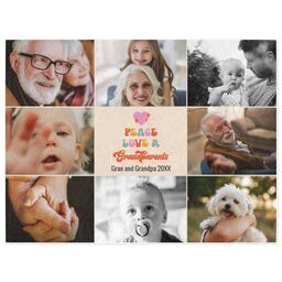 30x40 Mink Fleece Photo Blanket with Cool Grandparents design