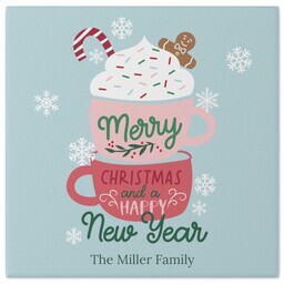 8x8 Gallery Wrap Photo Canvas with Sweet Holiday design