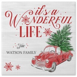 8x8 Gallery Wrap Photo Canvas with Wonderfully Rustic design