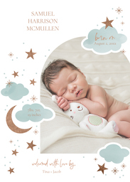 5x7 Greeting Card, Matte, Blank Envelope with Dreamy Declaration design