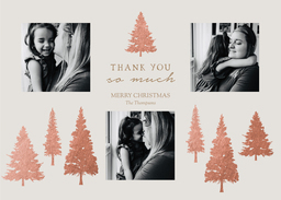 5x7 Greeting Card, Matte, Blank Envelope with Winter Wonder Sincerity design