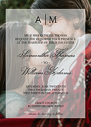 5x7 Greeting Card, Matte, Blank Envelope with Transparent design