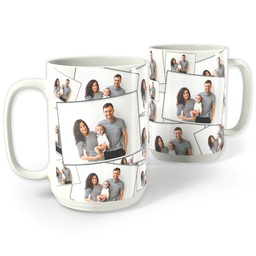 Tiled Photo Mug, 15oz with Tiled Photo design