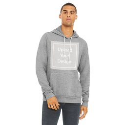 Unisex Sponge Fleece Hoodie - Athletic Heather, Size L with Create Your Own design