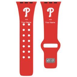 38 Short Apple Watch Band - Sports Teams with Philadelphia Phillies design