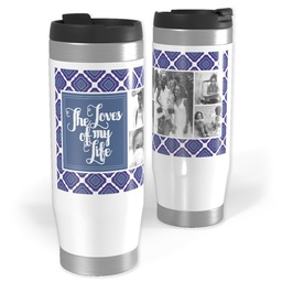 Photo Travel Tumbler with Family Loves design