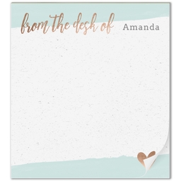 Notepad with From The Desk Of design