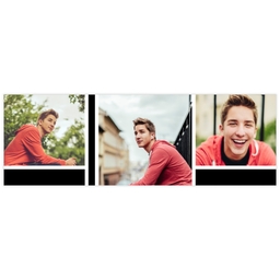 2x6 Same-Day Photo Banner with Black Blocks design