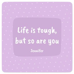 Square Sticker 3"x3" with Words Of Encouragement design