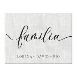 Wood Box Wall Art 6x8 with Familia design