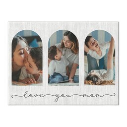 Wood Box Wall Art 6x8 with Love you, Mom design